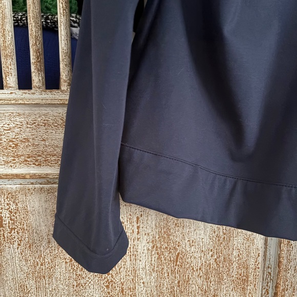 Southern Tide Mixed Media Full Zip Athletic Jacket Navy Blue Womens Sz XL - Picture 4 of 5